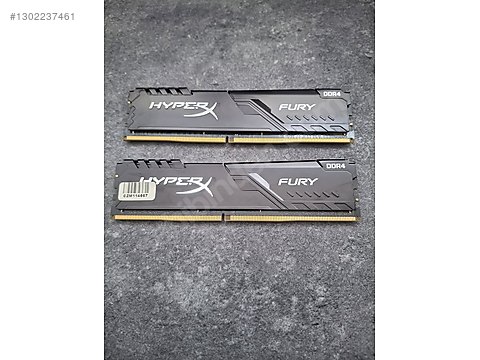 Kingston Hyperx Fury 64 gb 2x32 2400 MHz DDR4 CL15 RAM BELLEK