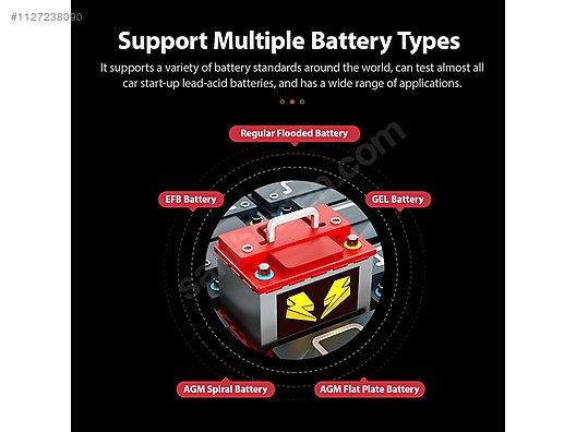 İkinci El ve Sıfır Alışveriş / Teknik Elektronik / Test & Ölçüm Cihazı / Akü Test Cihazı