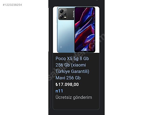 Used & Brand New Items / Cell Phones & Accessories / Cell Phones / Xiaomi / Poco X5