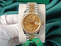 ETA KADIN ROLEX DATEJUST DIAMOND BEZEL 36mm KUTU TAM SET