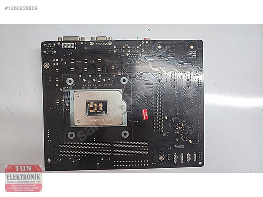 Masaüstü Bilgisayar - Anakart 2.EL 1155 PİN ECS H61H2-M2 V1.0 SORUNSUZ ÇALIŞIYOR Anakart Anakart