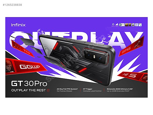 İkinci El ve Sıfır Alışveriş / Cep Telefonu & Aksesuar / Cep Telefonu / Infinix / GT 30 Pro