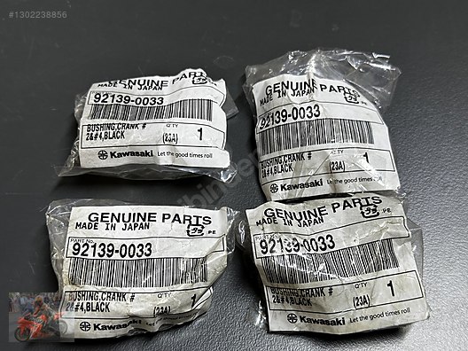 鍔 Motor / KAWASAKİ ZX-10 2004-07 YATAK 92139-0033 BLACK - 4ADET