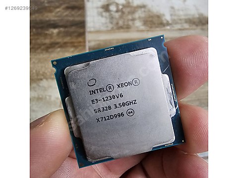 Intel Xeon E3-1230 v6 vPro işlemci 3.50/3.90Ghz 8 çekirdek 1151