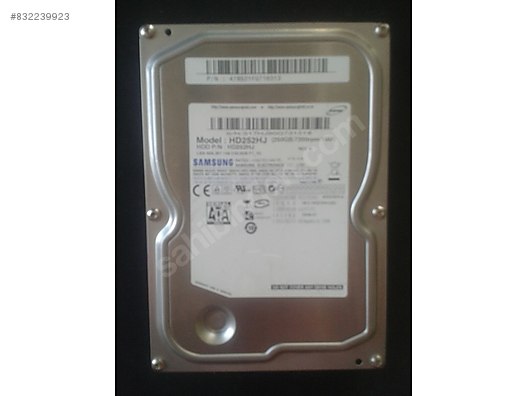 250 Gb Samsung Hdd 7200rpm Harddisk Dahili Ve Tum Masaustu Bilgisayar Parcalari Sahibinden Com Da 832239923