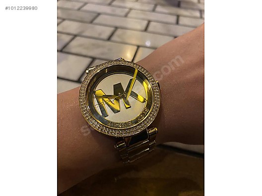 Michael Kors / Michael Kors MK5784 Parker Gold Dial Women's Glitz Watch at   - 1012239980