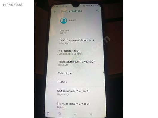 İkinci El ve Sıfır Alışveriş / Cep Telefonu & Aksesuar / Cep Telefonu / Casper / VIA E4