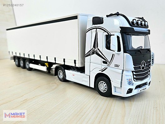 大型 dinkytoys Mercedes Benz Truck&Trailer Özel Yapım Diecast Model 1:36 Mercedes - Benz Çekici (TIR