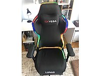 EXVEGA LUNAR RGB MASAJLI HOPARLÖRLÜ VE ISITMALI OYUNCU KOLTUĞU