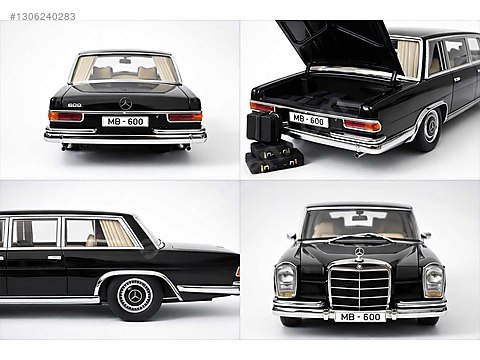 1/18 AUTOart S600 プルマン 黒 1:18 autoart signature mercedes 600 pullman swb black on