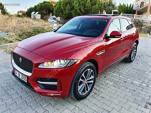 jaguar f pace 2 0 d r sport plus cam tavan led paket full model ozel uretim ici kirmizi tek fiyat at sahibinden com 883240389