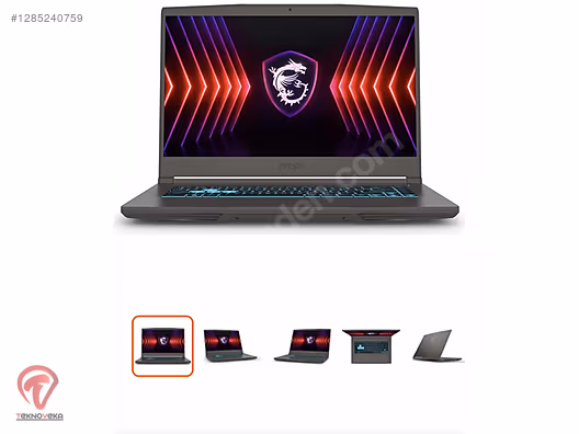 SIFIR KAPALI KUTU MSİ THİN,İ5-13420H,16 RAM,512SSD,RTX3050,15.6 #1285240759