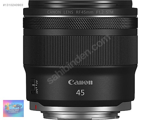 Lensler / Canon RF 45mm F1.2 STM Lens - SIFIR - 2 Yıl Canon TR