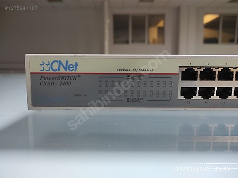 Cnet Power Switch Cnet Power Switch CNSH-2400 Ethernet 24'lü Switch sahibinden.comda ...