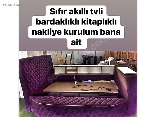 Sıfır Akıllı Tvli Kitaplıklı bardaklıklı yatak - Zell Lateks Yatak