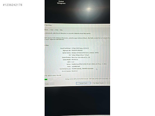 MSİ AEGİS+MONİTÖR+KLAVYE+MOUSE - Alışveriş :: Sıfır, İkinci El Ürünlerle sahibinden.com'da