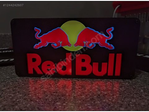 Redbull led ışıklı tabela red bull tabela - Yapı Malzemeleri ve