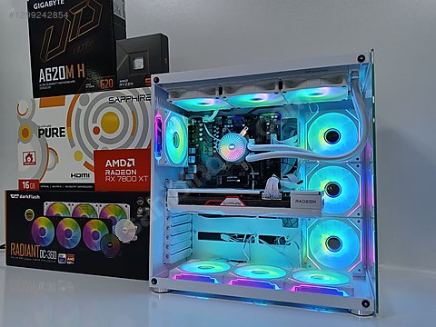 Toplama / DDR5 Ryzen 7500F // 32 GB DDR5 RAM // 1TB M2 // RX7800XT