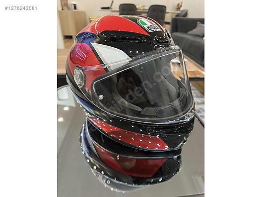 agv k6 s hyphen Helmet face road helmet in the world AGV K6s Hyphen Red Black