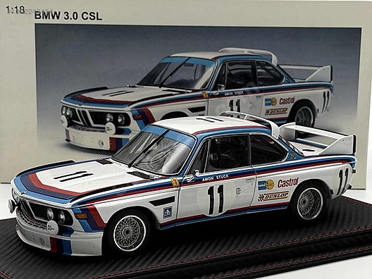 ミニカー AUTOart  3.0 CSL 1:18 Autoart Diecast Model 1:18 BMW Araba - 1322243454