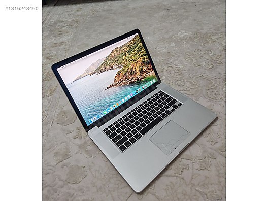 MacBook Pro 2012　15インチ　i7　8GB　251GB Apple Macbook / MACBOOK PRO 2012 8 GB RAM, 256 GB SSD (AÇIKLAMAYI