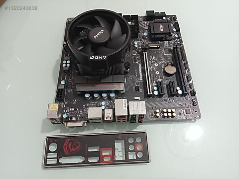 MSİ-B350M-MORTAR-GAMİNG-RYZEN-5-5600X-İŞLEMCİ-ANAKART. on
