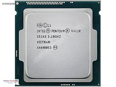 Intel Pentium Processor G3220 3M Cache, 3.00 GHz 4.Nesil sahibinden ...
