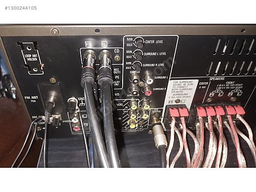 Technics Receiver Amfi - Technics SA-AX710, tamirsiz, kumandalı