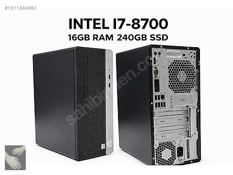 HP / HP PRODESK 400 G5 MT | İ7-8700 | 16GB RAM | 256GB SSD