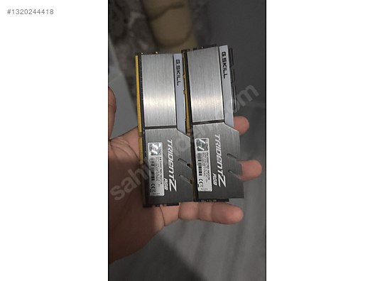 GSKILL TRIDENT Z RGB 2X8 16 GB 3200 MHZ CL16 DDR4 RAM sahibinden