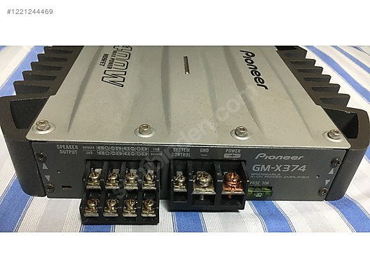 Pioneer Power Amfi - Pioneer GM-X374 Bridgeable 4CH Power
