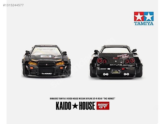 Kaido House x Mini GT Tamiya Nissan Skyline GT-R R34 THE HORNET on