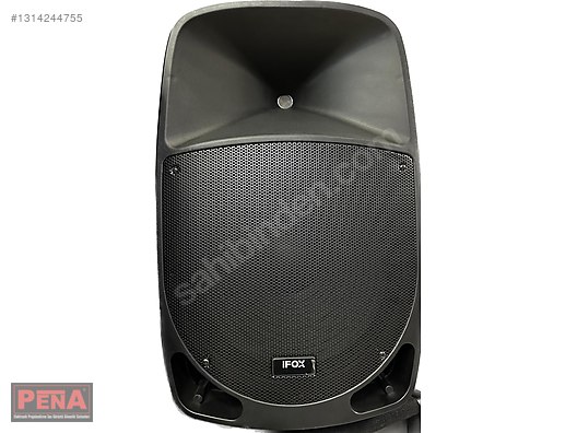 İFOX FX-1520A 15İNÇ 300W ÇİFT EL TELSİZLİ MİKROFONLU HOPARLÖR on
