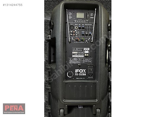 İFOX FX-1520A 15İNÇ 300W ÇİFT EL TELSİZLİ MİKROFONLU HOPARLÖR on