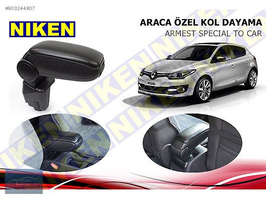 otomobil arazi araci ic aksesuar megane 3 kol dayama kolcak vidasiz orjinal 2012 2015 siyah sahibinden comda 903244807