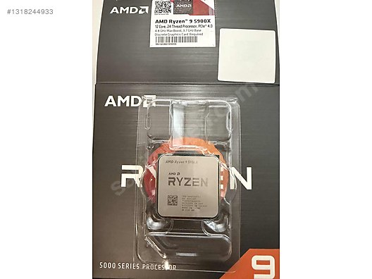 AMD Ryzen 9 5900X 3.7 GHz AM4 64 MB Cache 105 W sahibinden.comda