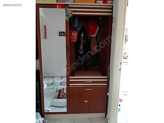 Porto Tek Kapili Cekmeceli Portmanto Ve Ayakkabi Dolabi Latte Fiyati Ve Ozellikleri