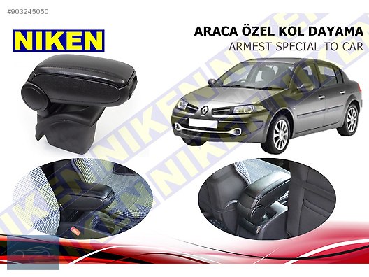 otomobil arazi araci ic aksesuar megane 2 kol dayama kolcak vidasiz orjinal 2002 2012 siyah sahibinden comda 903245050