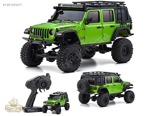 RC CAR - KYOSHO MINI-Z 4x4 SERİSİ JEEP WRANGLER RUBİCON YEŞİL