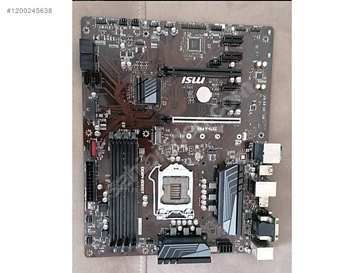 Msi Z370 a PRo Anakart Anakart ve Tum Masaustu Bilgisayar Parcalar sahibinden da 1200245638