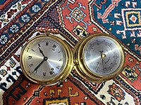 alman çift kurmalı gemi vardiya saati Ve baranometresi