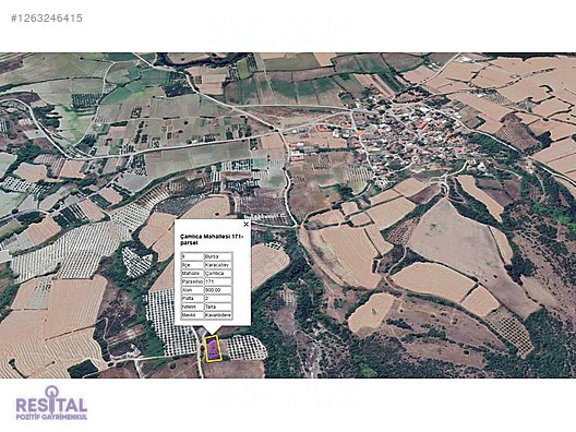 ÇAMLICA KARACABEY SATILIK TARLA KÖY YERLEŞİM ALANINA YAKIN