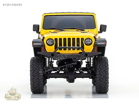 ホビーラジコン KYOSHO Mini-Z 4x4 Jeep Wrangler Rubicon RC CAR - KYOSHO MINI-Z 4x4 SERİSİ JEEP WRANGLER RUBICON SARI