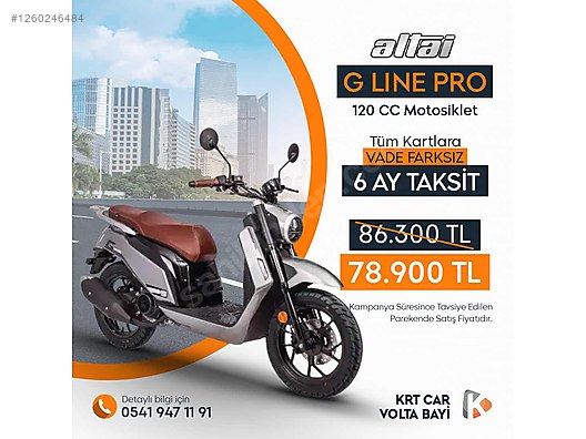 Altai g Line 125 Pro kredi kartına 6 taksit imkanı #1260246484