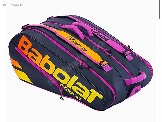 レザーケース ADVAN オレンジと紫 Babolat Pure Aero Rafa RHx12 Tenis çantasi on sahibinden.com