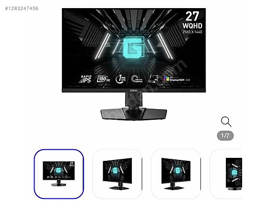 İkinci El ve Sıfır Alışveriş / Oyunculara Özel / Oyuncu Ekipmanları / Oyuncu Monitörü / MSI