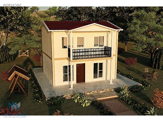 MEGAEVİM ÇELİK PREFABRİK EV 86 M2 DUBLEX ANAHTAR TESLİM Satılık