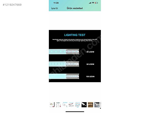 Estiwe - LED profil alüminyum profil 10x1m V şeklinde 45° - LED Panel ve Yapı Malzemeleri sahibinden.com'da