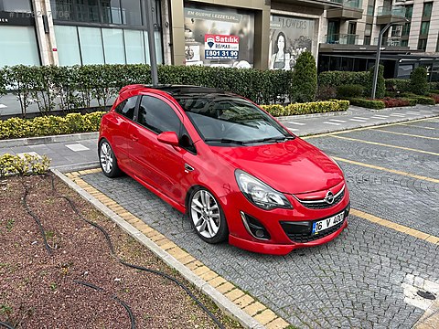 Opel / Corsa / 1.3 CDTI / Sport / 218.000 KM -Değişensiz,Cam tavan KIRMIZI  SPORT at  - 1156247706