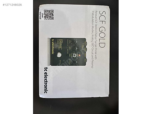 Tc Electronic SCF Gold Chorus Flanger - Efekt Pedalı ve Diğer